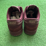 Nike Burgundy Low Dunks Size 14