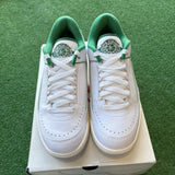Jordan White Pine Green 2/3 Size 10.5