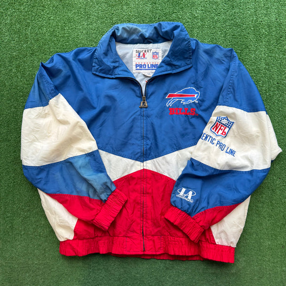 Vintage Buffalo Bills Windbreaker Jacket Size XL