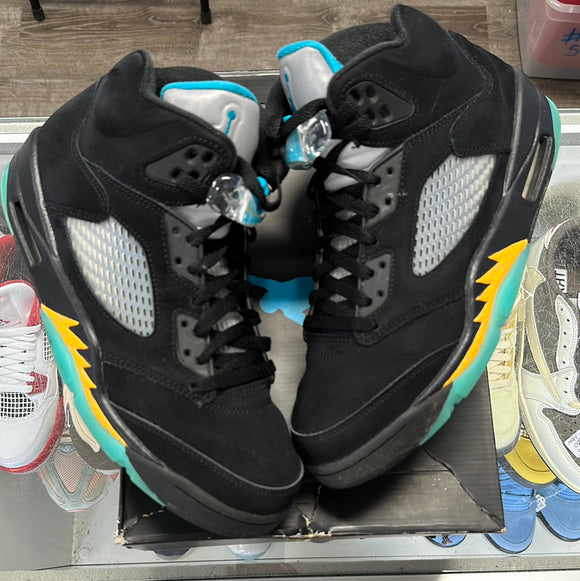 Jordan Aqua 5s Size 10