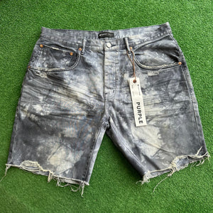 Purple Denim Shorts Size 38W