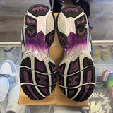 ASICS White Dark Grape Gel Kayano 14s Size 8.5W/7M