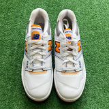 New Balance White Orange 550s Size 11