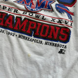 Vintage Buffalo Bills Super Bowl Champs Tee Size L