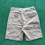 Bottega Desires Camo Shorts Size 34