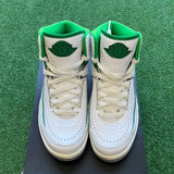 Jordan Lucky Green 2s Size 5Y