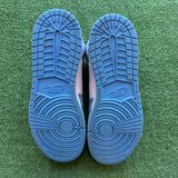 Jordan University Blue Black 1s Size 6.5Y