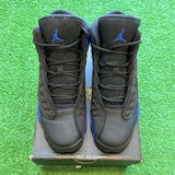 Jordan Black Hyper Royal 13s Size 6Y