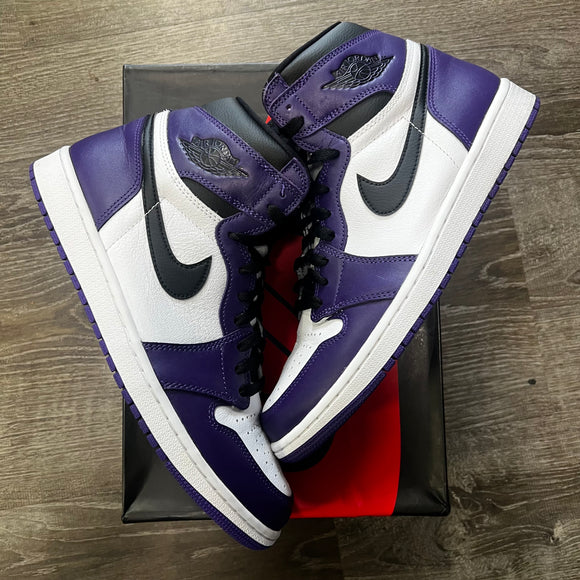 Jordan Court Purple 1s Size 11
