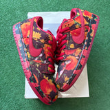 Nike Wizard Of Oz Poppy Field Low SB Dunks Size 12