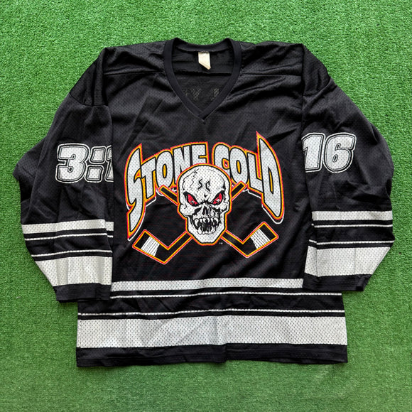 Vintage Stone Cold WWF Jersey Size L
