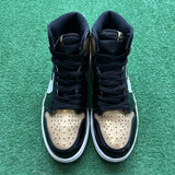 Jordan Patent Gold Toe 1s Size 11.5