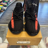 Yeezy Core Black Red 350 V2s Size 12