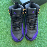 Jordan Field Purple 12s Size 5Y