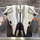 Jordan White Cement 4s Size 8.5