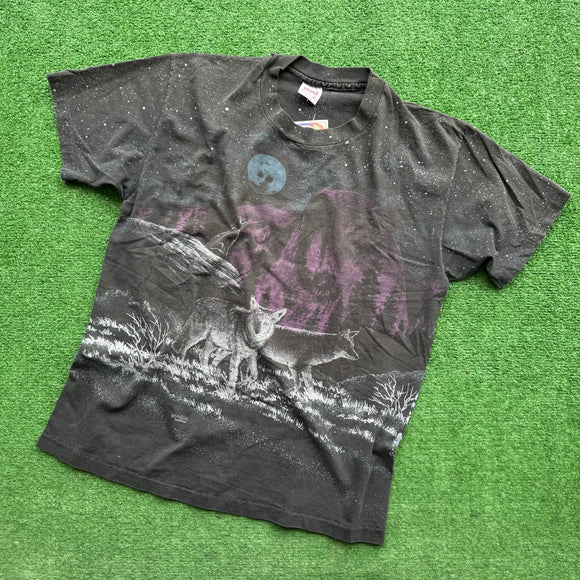 Vintage Wolf Tee Size L