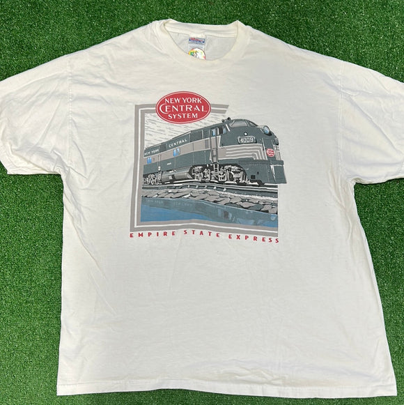 Vintage New York Central System Tee Size XXL