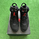 Jordan Black Infrared 6s Size 11.5