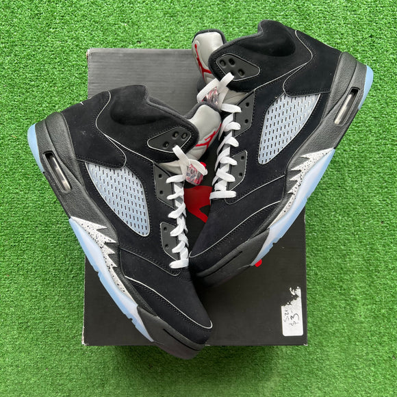Jordan Black Metallic 5s Size 13