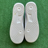 Nike White Low Air Force 1s Size 10