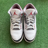 Jordan Fire Red 3s Size 7Y