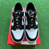 Nike Black White Low Dunk Size 6Y