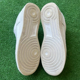 Nike White Low Air Force 1s Size 10
