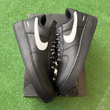 Nike Supreme Black White Low Air Force 1s Size 11