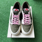 Jordan Travis Scott Medium Olive Low 1s Size 9