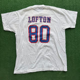 Vintage Buffalo Bills James Lofton Tee Size XL
