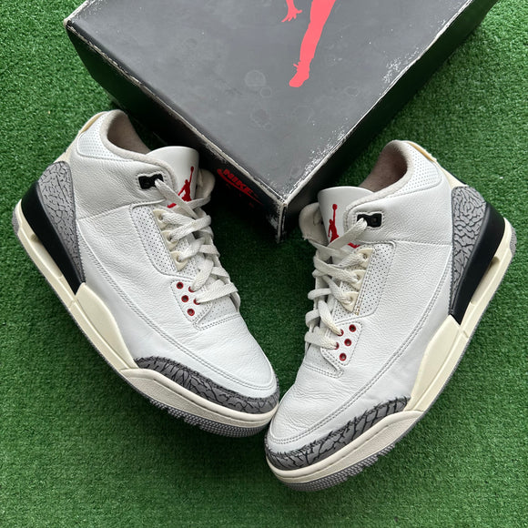 Jordan Reimagined White Cement 3s Size 9.5