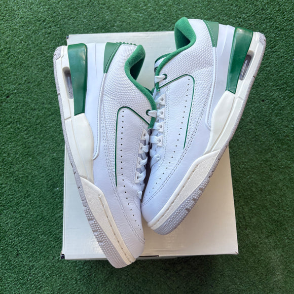 Jordan White Pine Green 2/3 Size 10.5