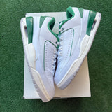 Jordan White Pine Green 2/3 Size 10.5