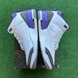 Jordan Dark Iris 3s Size 10