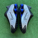 Nike Metallic Silver Racer Blue Shox Size 10W/8.5M