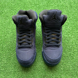 Jordan Midnight Navy 5s Size 6.5Y