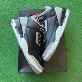 Jordan Black Cement 3s Size 8