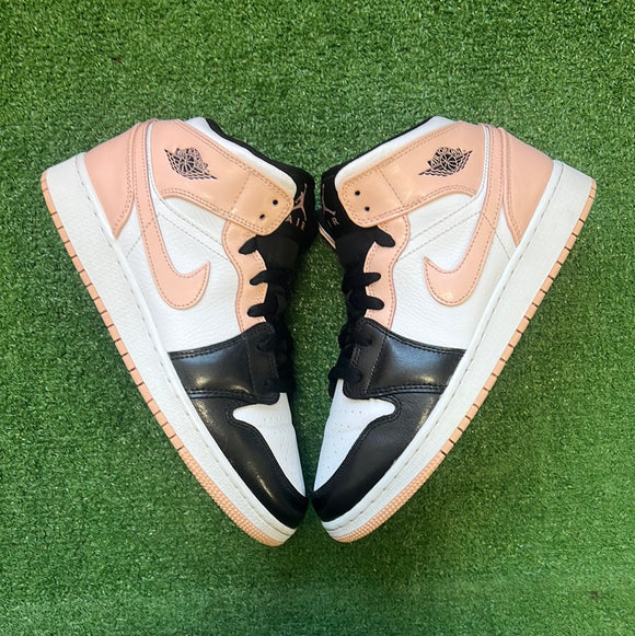 Jordan Crimson Tint Mid 1s Size 6.5Y