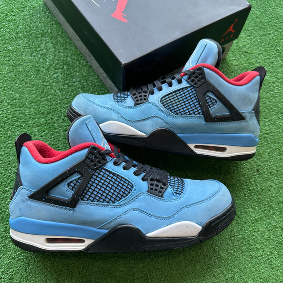Jordan Travis Scott Cactus Jack 4s Size 11