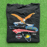 Vintage Harley Davidson FT Myers Tee Size L
