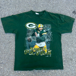 Vintage Green Bay Favre Tee Size M