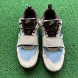 Nike Travis Scott Pale Ivory Leche Blue Zoom Field Jaxx Size 10.5