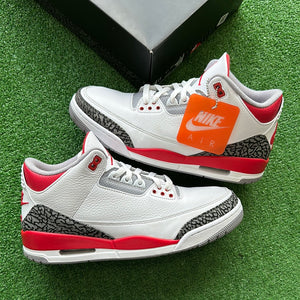 Jordan Fire Red 3s Size 11
