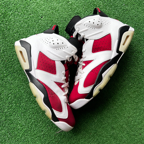 Jordan Carmine 6s Size 12