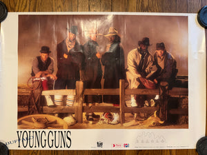 Vintage Buffalo Bills and Sabres Young Guns Poster