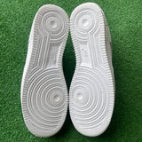 Nike White Low Air Force 1s Size 10