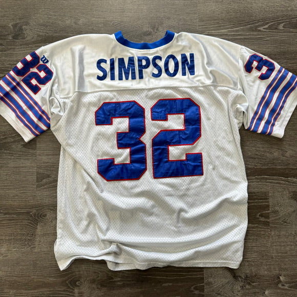 Vintage Buffalo Bills OJ Simpson Wilson Jersey Size XL