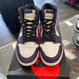 Jordan Court Purple White 1s Size 11