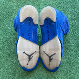 Jordan Blue Suede 5s Size 6.5Y