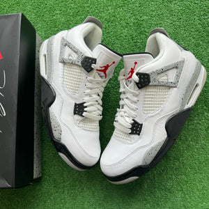 Jordan White Cement 4s Size 10.5